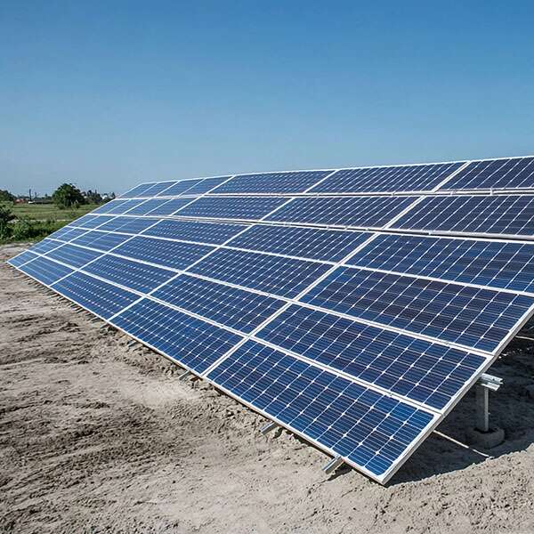 panneaux solaires au sols pour les pros