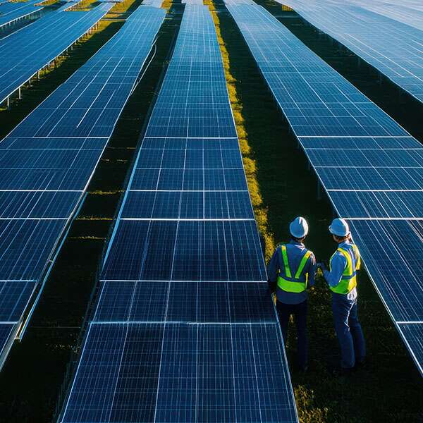 panneaux solaires au sols pour les pros