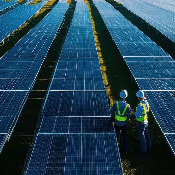 panneaux solaires au sols pour les pros