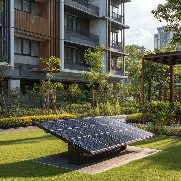 panneaux photovoltaïques au sol
