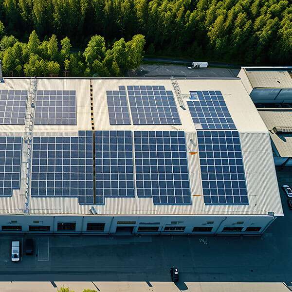 panneaux solaires pour hangars