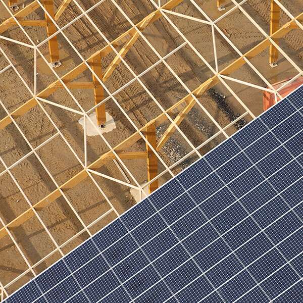 panneaux solaires pour hangars