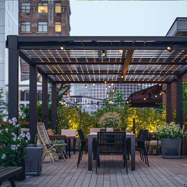 Pergola solaire