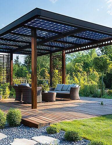 Pergola solaire Var