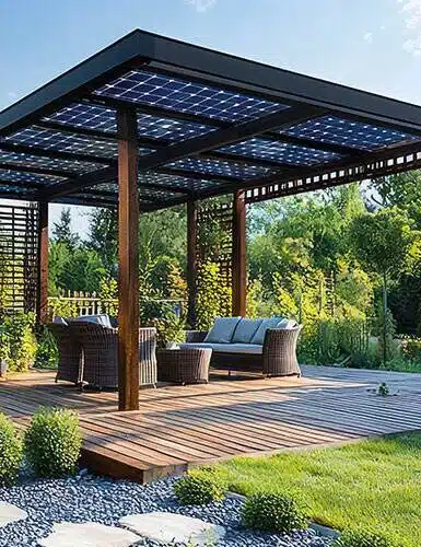 Pergola solaire Var