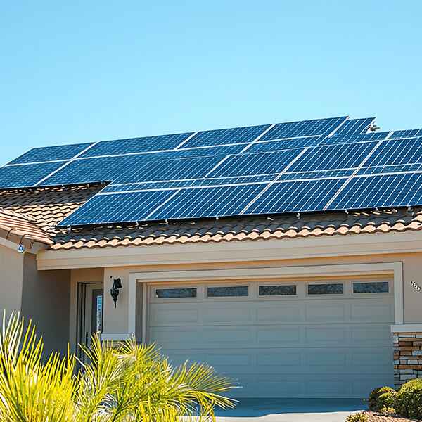 Panneaux solaires pour toiture de maison