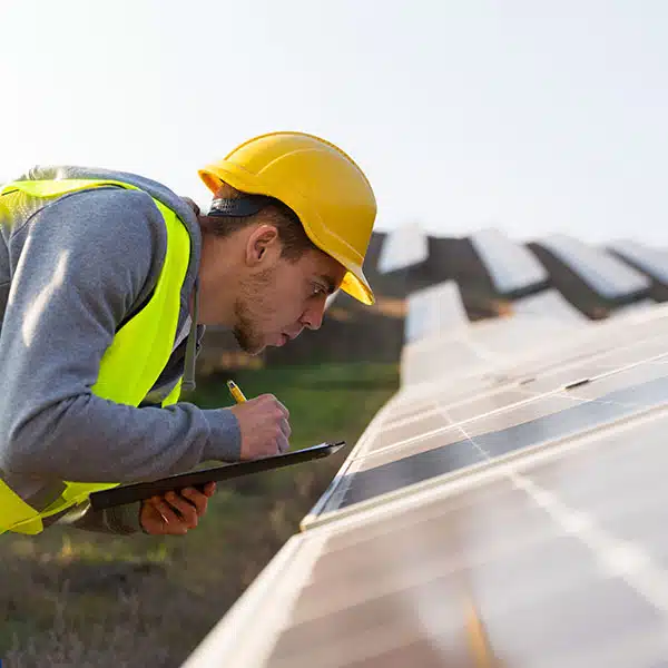 Suivi de chantier installation panneaux solaires